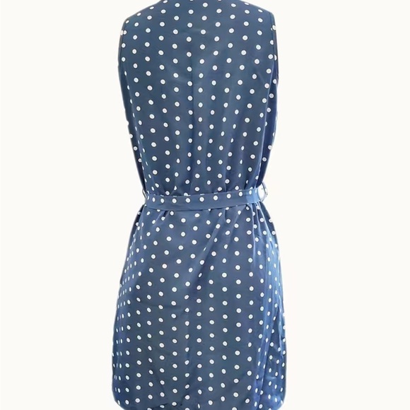 2/$15 Nwt Polka Dot belted dress - Picture 2 of 7